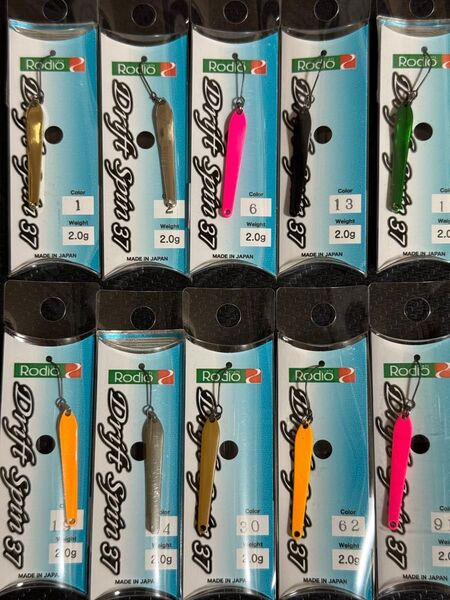 ロデオクラフト ドリフトスピン 37 2.0g 10点セット 新品 RODIO CRAFT DRIFT SPIN