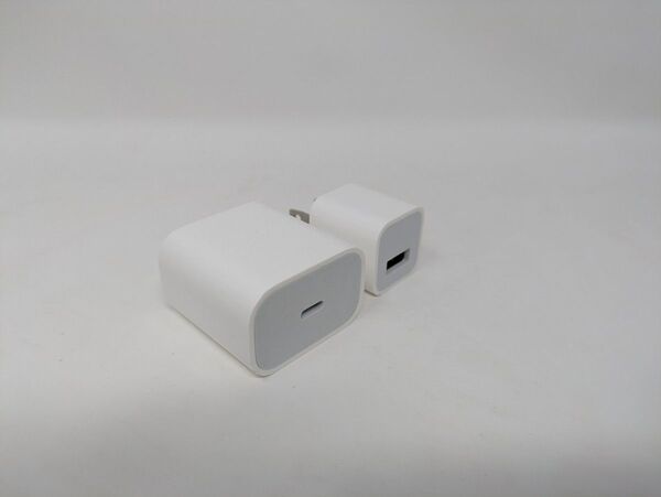 Apple 純正 20W USB C 電源アダプタ A2305 5W USB 電源アダプタ A1385 2個 セット (急速充電