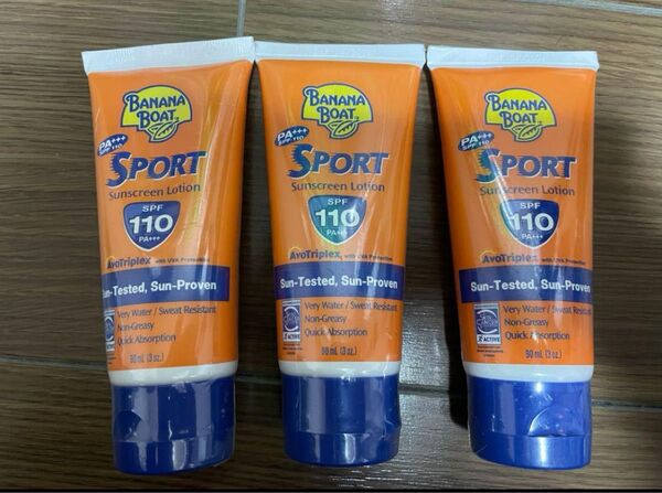 残りわずか banana boat バナナボート SPF110 日焼け止め 3本セット