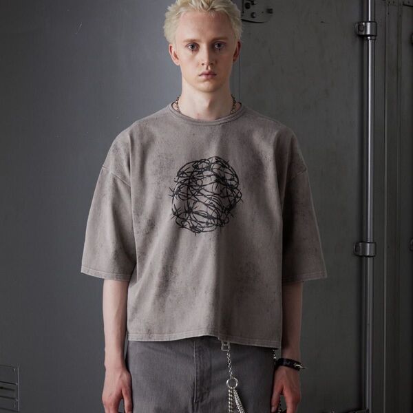 Graphic Design Reversible T-shirt / グラフィックデザインリバーシブルTシャツ L グランシー