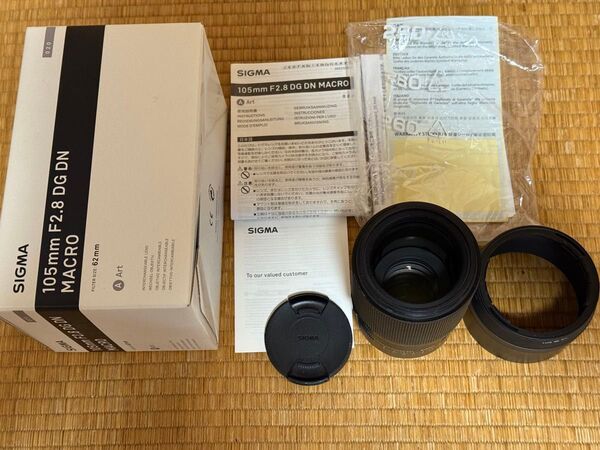 【美品】SIGMA 105mm F2.8 DG DN MACRO Art レンズ