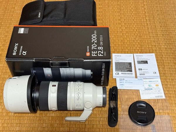 【完動品】SONY FE 70-200mm F2.8 GM OSS II SEL70200GM2/MCプロテクター付き