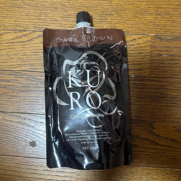 VALANROSE KURO クリームシャンプー ダークブラウン 400g