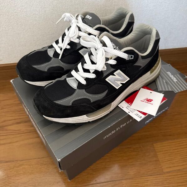 New Balance M992 27.5cm グレー/ブラック
