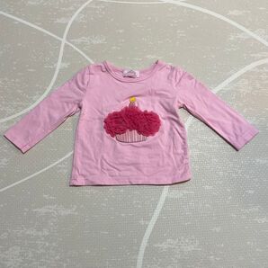 Bella Daniella 長袖トップス ピンク カップケーキ 100