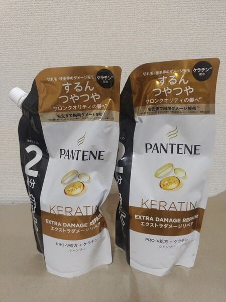 パンテーン エクストラダメージケア シャンプー 詰め替え 600ml×2個