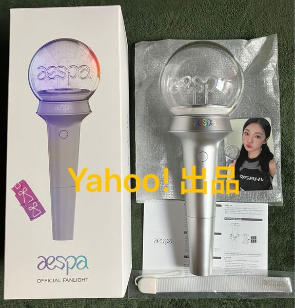 aespa エスパ オフィシャル ペンライト ライトスティック ファンライト フォトカード トレカ ニンニン
