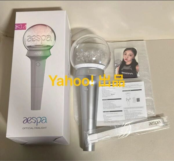 aespa エスパ オフィシャル ペンライト ライトスティック ファンライト フォトカード トレカ ニンニン