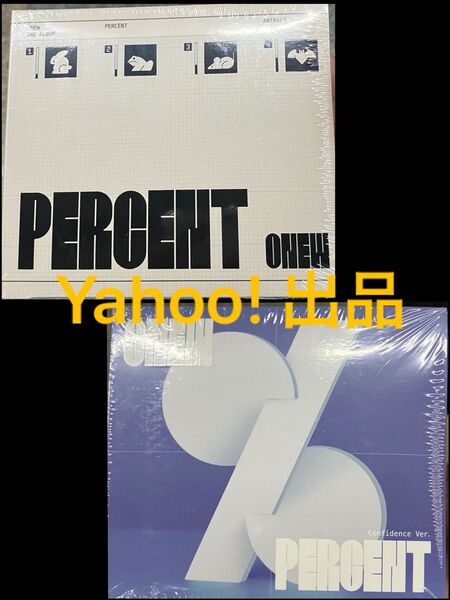 SHINee オニュ PERCENT アルバム CD 2種 DIGIPACK Confidence & ANIMALS ver.