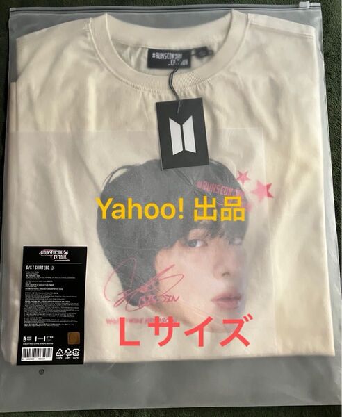 防弾少年団 BTS ジン #RUNSEOKJIN_EP.TOUR GOYANG S/S T-SHIRT Tシャツ BEIGE L