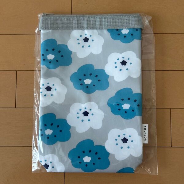 SOU・SOU 巾着袋 グレー 花柄 新品未使用