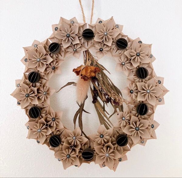 ハンドメイド リース 造花 インテリア 壁飾り