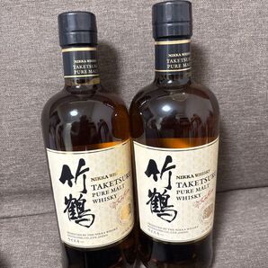 ニッカウヰスキー 竹鶴ピュアモルト 700ml 2本セット