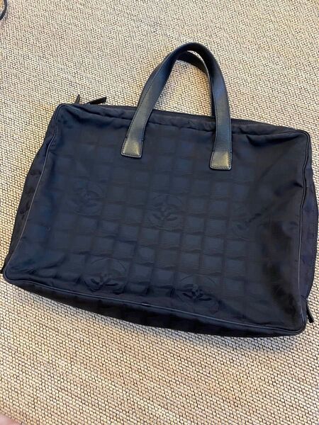 シャネル ニュートラベルライン キャンバス トートバッグ CHANEL