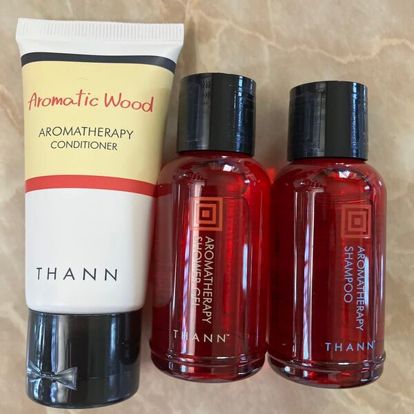 THANN アロマティックウッド シャンプー等3点セット