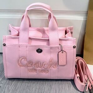 Coach カーゴトート26 新作デニム