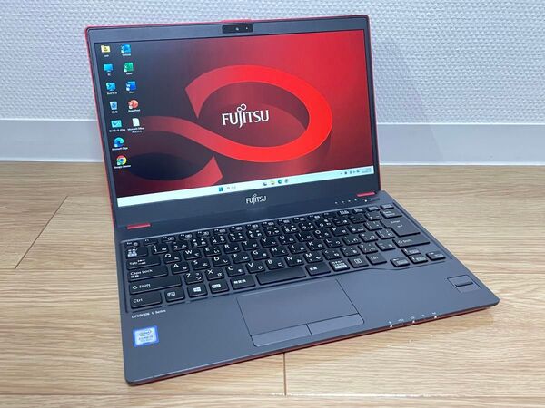 【美品】FUJITSU LIFEBOOK FHD液晶 Core i5-7300U 8GB m.2 SSD256GB Office
