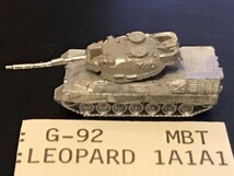 GHQ 1/285 レオパルト 1A1A1 ドイツ主力戦車 ホワイトメタル_画像1