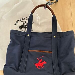 BEVERLY HILLS POLO CLUB トートバッグ ネイビー