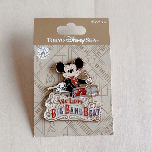 ビッグバンドビート ピンバッジ ディズニーシー ミッキー BBB