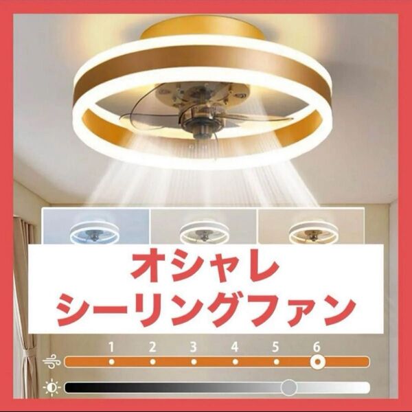 【月末セール!最終日!フォロー割500円】 シーリングファンライト シーリングライト LED照明 8~10畳 PSE