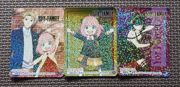 非売品 SPY×FAMILY ホログラムシール 3枚セット