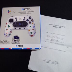 Google Play HORI ホリパッド for Mobile Gaming Googleロゴ限定カラー