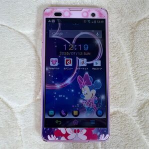 ディズニーモデル スマートフォン 本体 F-07E