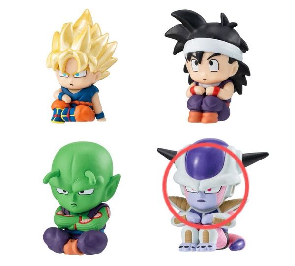 バンダイ BANDAI まちぼうけ ドラゴンボール2 超サイヤ人 フリーザ フィギュア ガシャポン ガチャ カプセルトイ