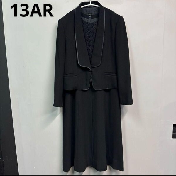 13AR 13号 ワンピース ジャケット ブラックフォーマル スーツ 礼服 喪服