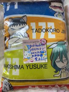 【新品】弱虫ペダル in ナンジャタウン ミニクッション (総北)金城真護＆田所迅＆巻島裕介⑤