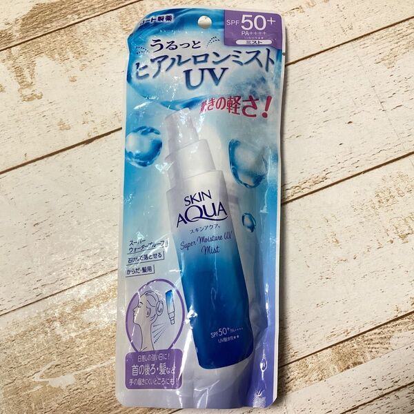 SKIN AQUA スーパーモイスチャーUV ミスト 60ml 日焼け止め スキンアクア からだ・髪用