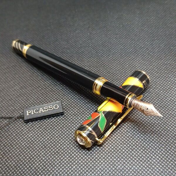 ピカソ 万年筆 PS-80 BlackGold 10K 金ペン