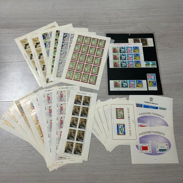 記念切手 希少 コレクション 切手趣味週間 シート バラ まとめ売り 未使用