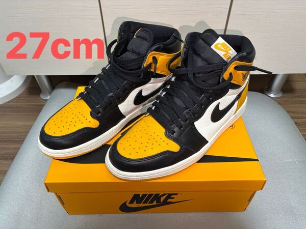 NIKE AIR JORDAN 1 HIGH OG TAXI 27cm【美品】