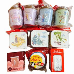 KIRIN ディズニー カフェタンブラー フードコンテナ チャムス ボウル コカコーラグラス 10点セット
