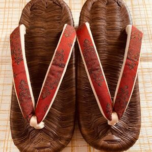 からす表 畳表の右近下駄 女物 未使用品 浴衣に