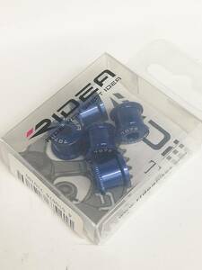 ●●☆新品未使用品/りん//RIDEA//TQXG-R8 Chainring Screw for Double//チェーンリングボルト(ダブル)/ブルー//14705112/r1600●☆●