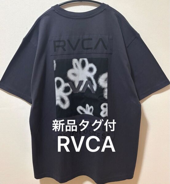 新品タグ付 RVCA ルーカ 両面ブランドロゴ ヘビーウェイトTシャツ オーバーサイズ ビッグシルエット