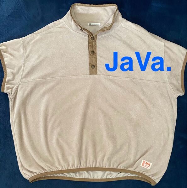 JaVa. パイル生地 半袖 トップス