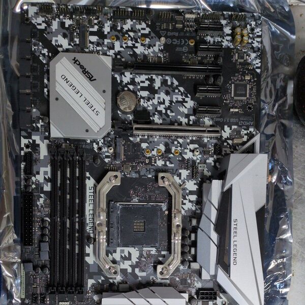 ASRock STEEL LEGEND マザーボード AM4