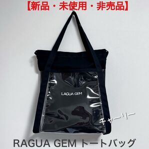 【LAGUA GEM】新品・未使用・非売品 ラグアジェム サマーバッグ ノベルティ トートバッグ ビニールバッグ レディース