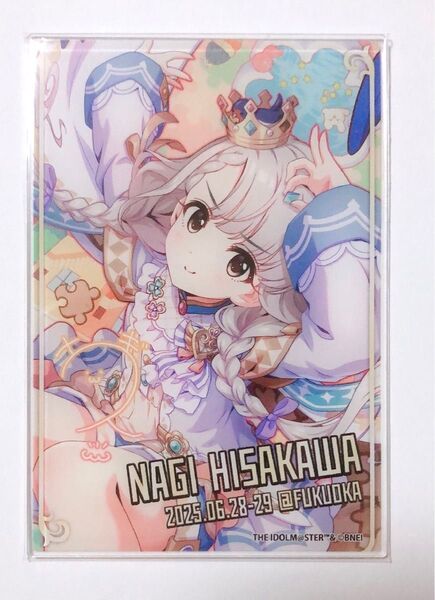 久川凪 アイドルマスター シンデレラガールズ デレステ10th ツアー 開催記念 公式トレーディングクリアカード 福岡公演