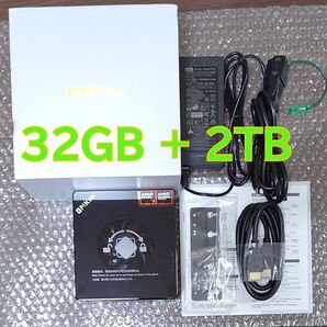 検証済み新品☆ミニPC GMKtec Nucbox K8 Plus Ryzen 7 8845HS 32GB 2TB Win11