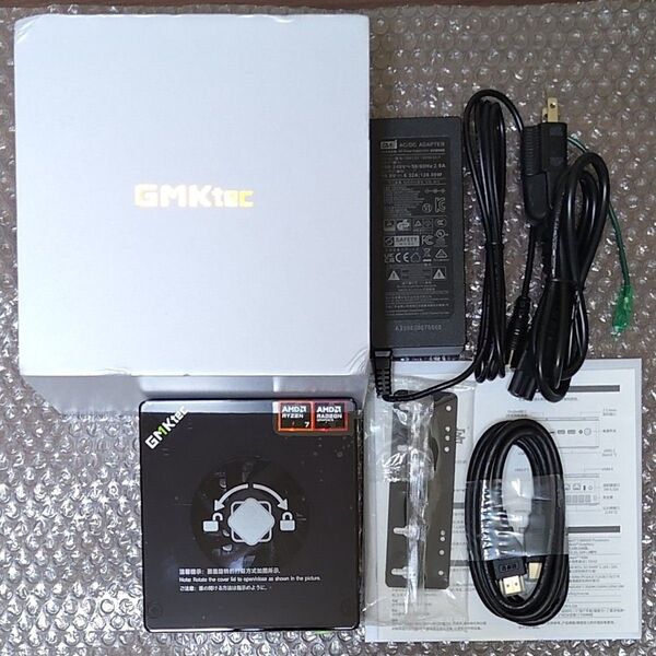 ほぼ新品☆ミニPC GMKtec Nucbox K8 Plus Ryzen 7 8845HS ベアボーン Win11 Pro
