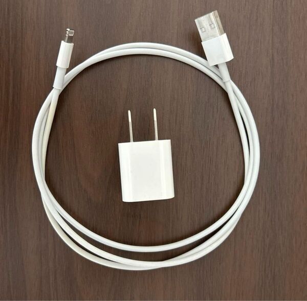 アップル純正 アダプタ Lightningケーブル セットiPhone付属品 iPhone 充電器