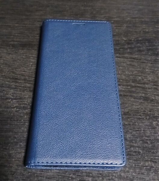 手帳型スマホケース・紺色 Galaxy・Samsung・Aneroid ??? 新古品