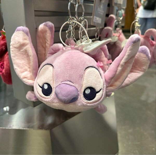 上海ディズニー リロ・アンド・スティッチ エンジェル ぬいぐるみキーチェーン