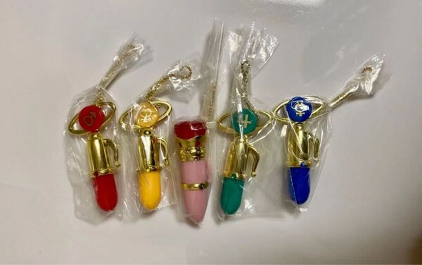 新品未開封 美少女戦士セーラームーン ガチャ 変装 変身ペン マスコットチャーム コンプリートセット スティック ロッド 変装ペン