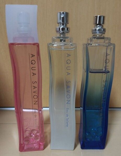 AQUA SAVON オードトワレ ジャスミン&みんなに愛されるシャボン&シャンプーフローラル 3 個セット